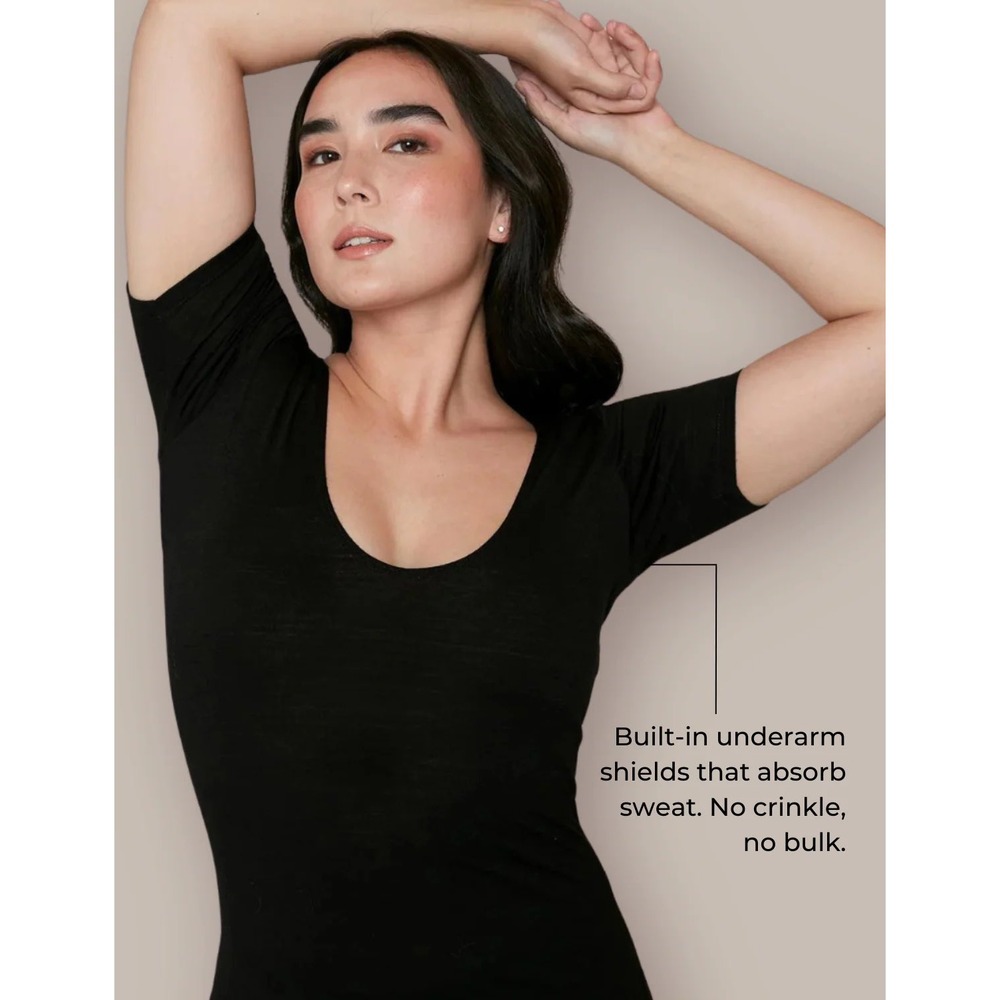 Numi The Wool Signature Undershirt‎ Black Small New With Tags